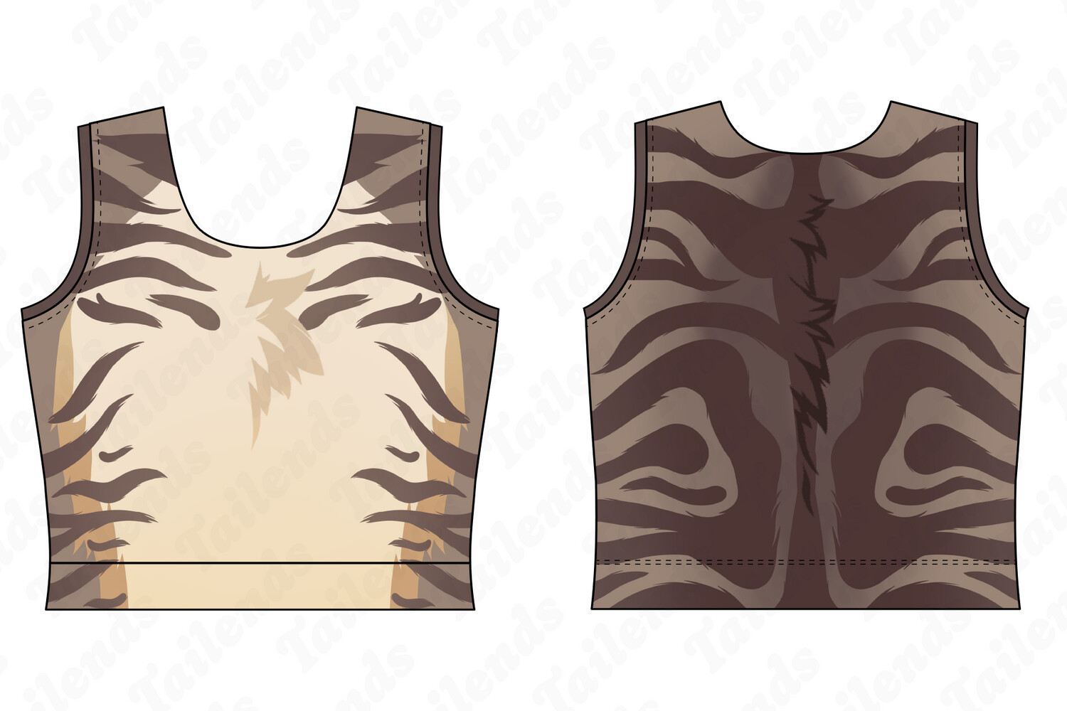 Tabby Cat - Chest Binder