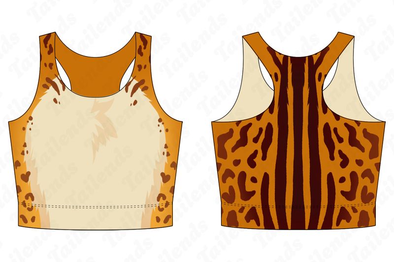 King Cheetah - Racerback Crop