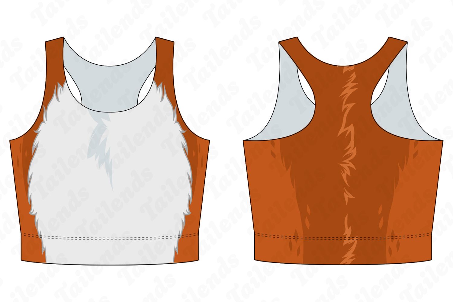 Fox - Racerback Crop