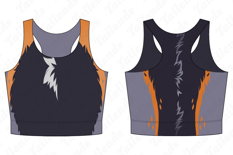 Cross Fox - Racerback Crop