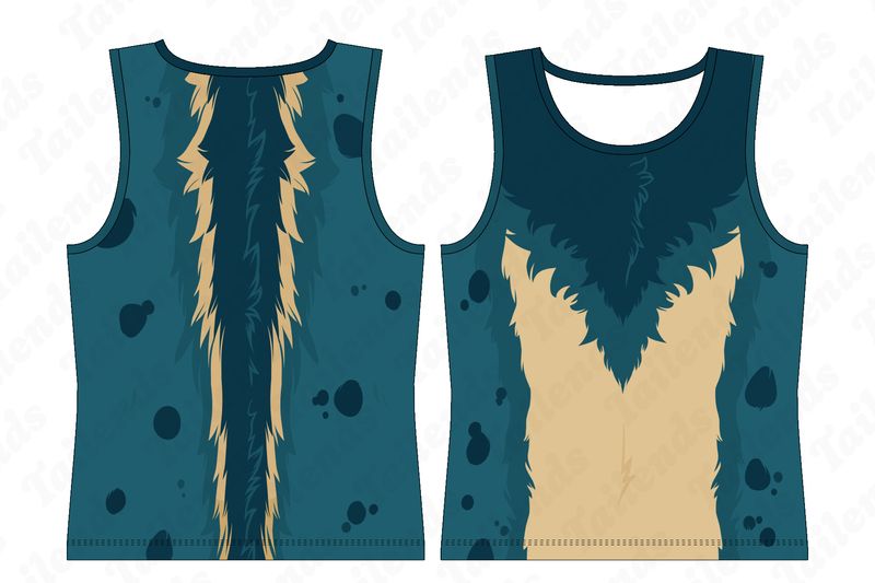 Spotty Yeen TEAL - Tank Top