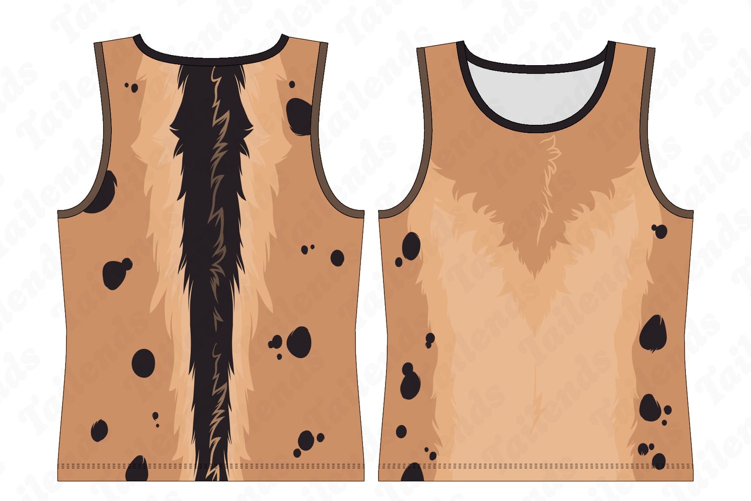 Spotty Yeen BLACK N&#39; TAN - Tank Top
