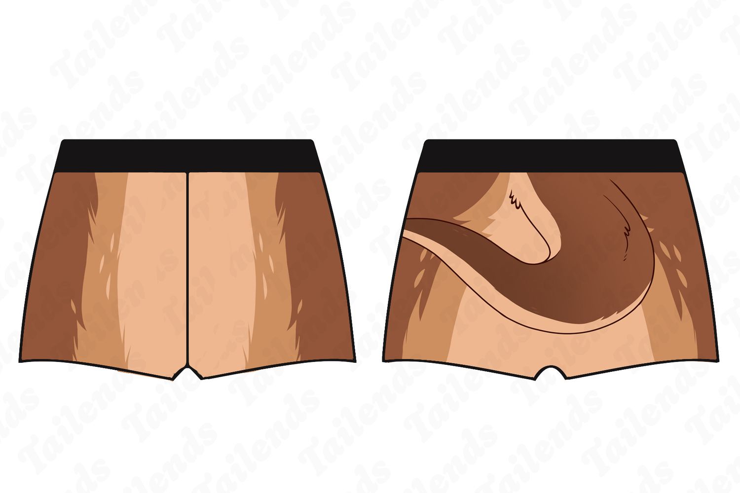Otter BROWN - Boyshort