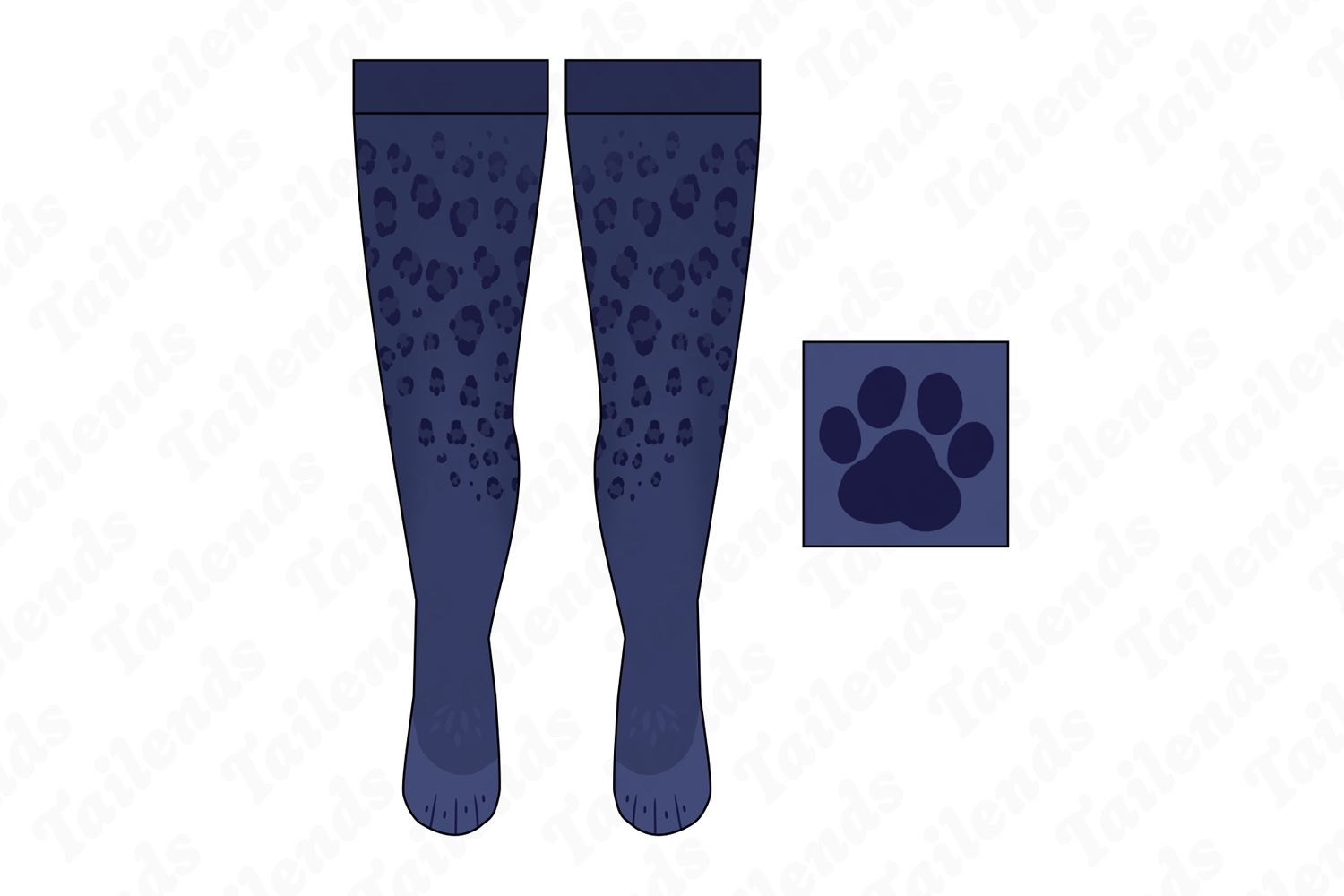 Panther - Thigh High Socks