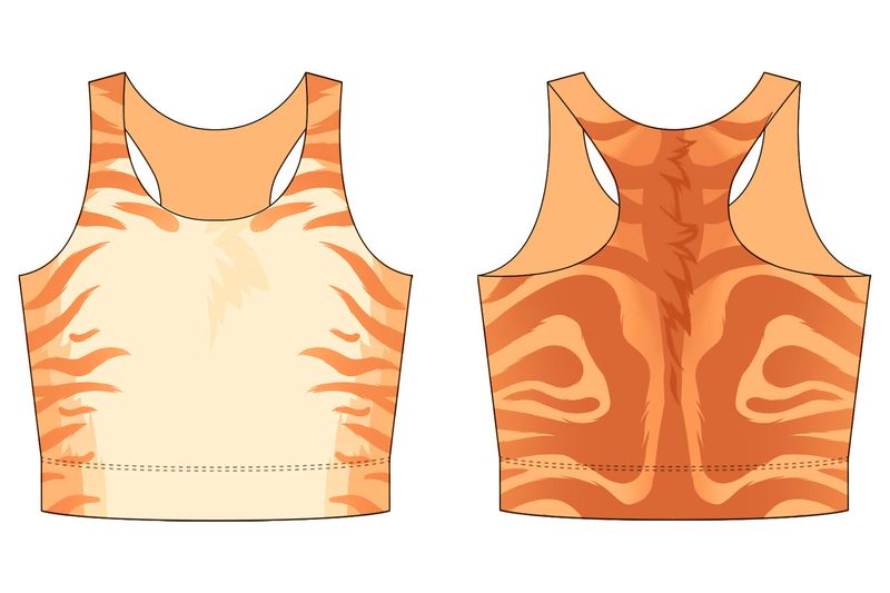 Marmalade Cat - Racerback Crop