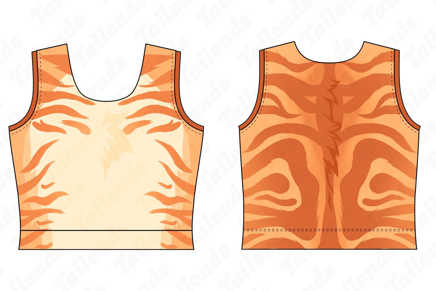 Marmalade Cat - Chest Binder