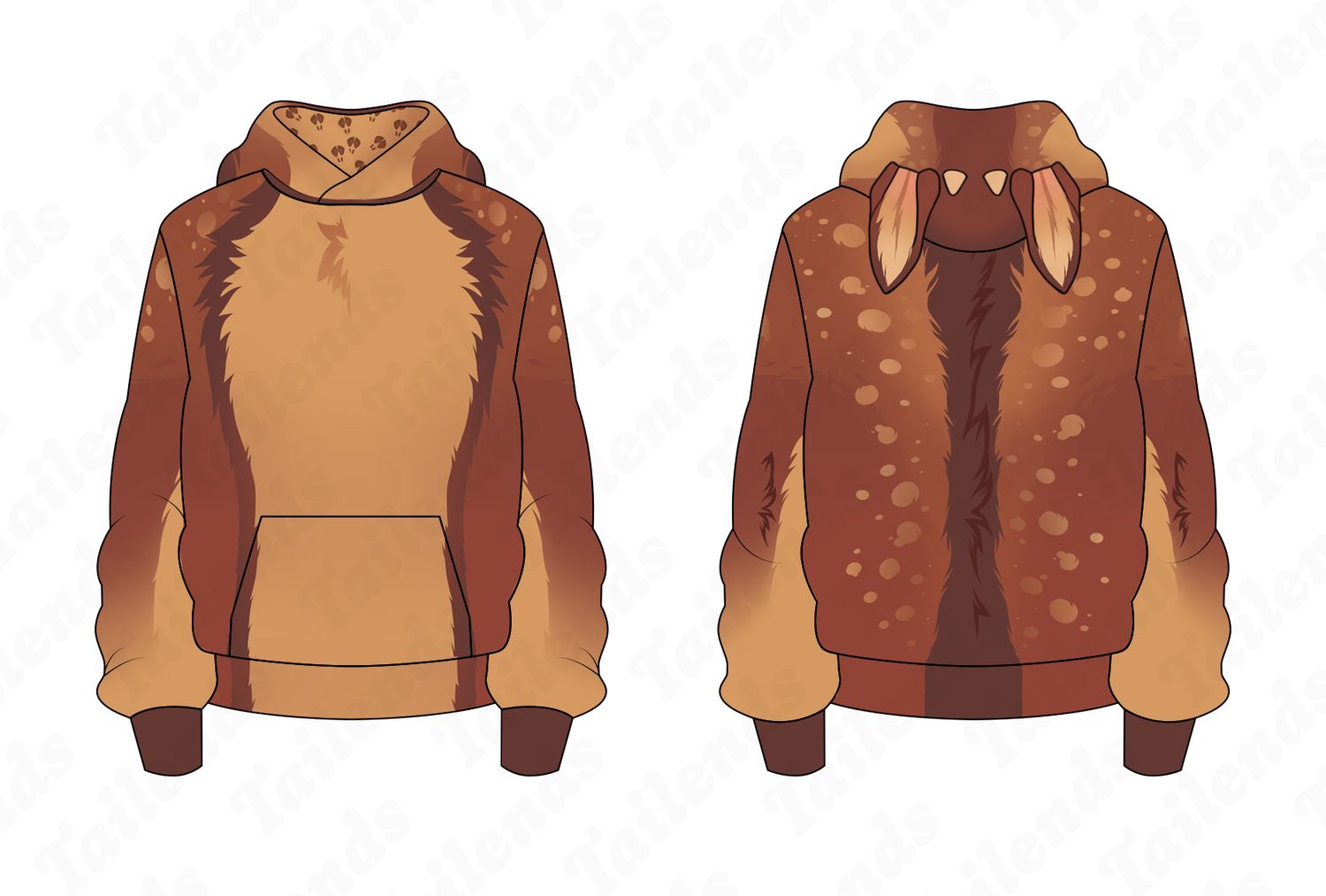 Nubby Deer - Comfy Hoodie