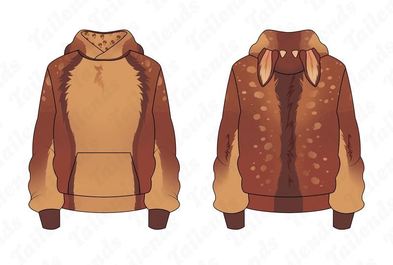 Nubby Deer - Comfy Hoodie
