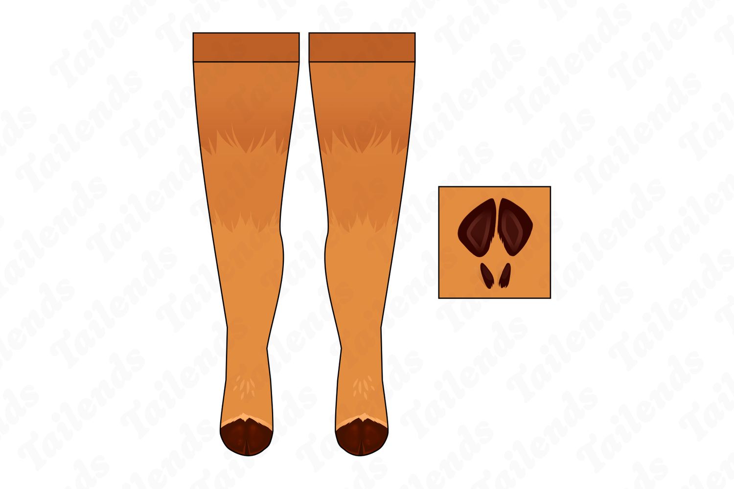 Highland Moo - Thigh High Socks