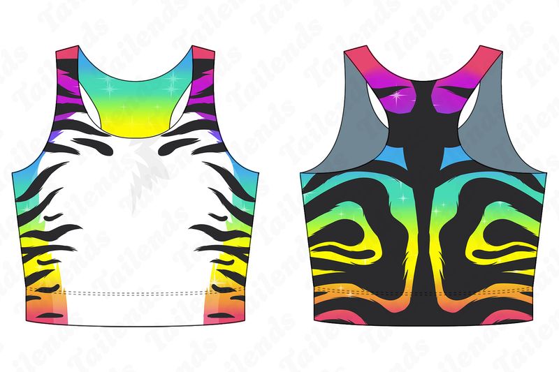 Sparkle Cat - Racerback Crop