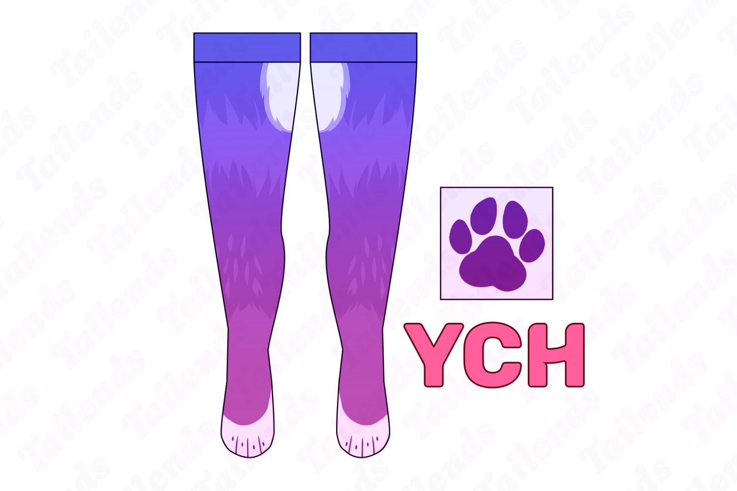 YCH - Thigh High Socks