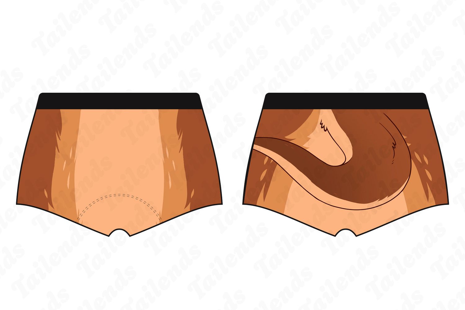 Otter BROWN - Boyshort