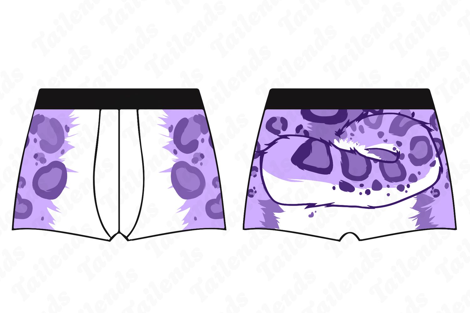 Snow Leopard LAVENDER - Boxer Brief
