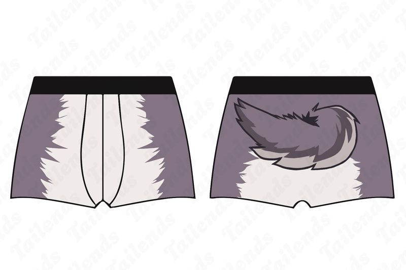 Full Moon GREY - Boxer Brief