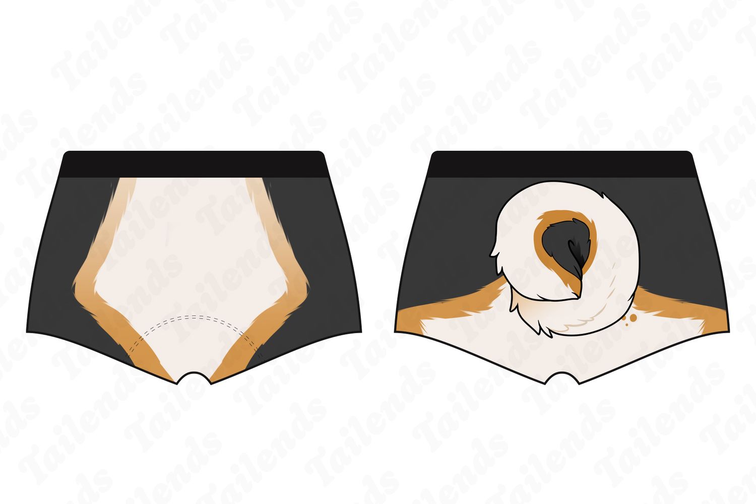 Shiba BLACK - Boyshort