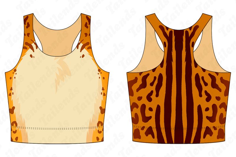King Cheetah - Racerback Crop