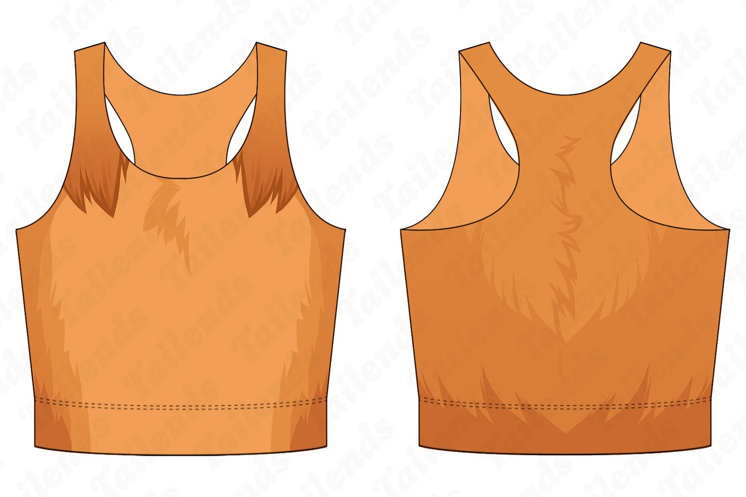 Cow HIGHLAND - Racerback Crop