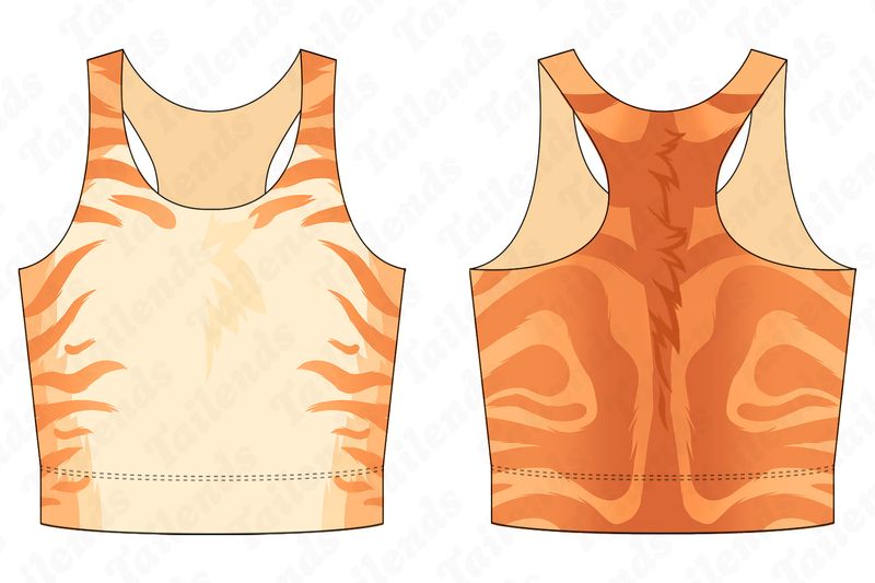 Marmalade Cat - Racerback Crop