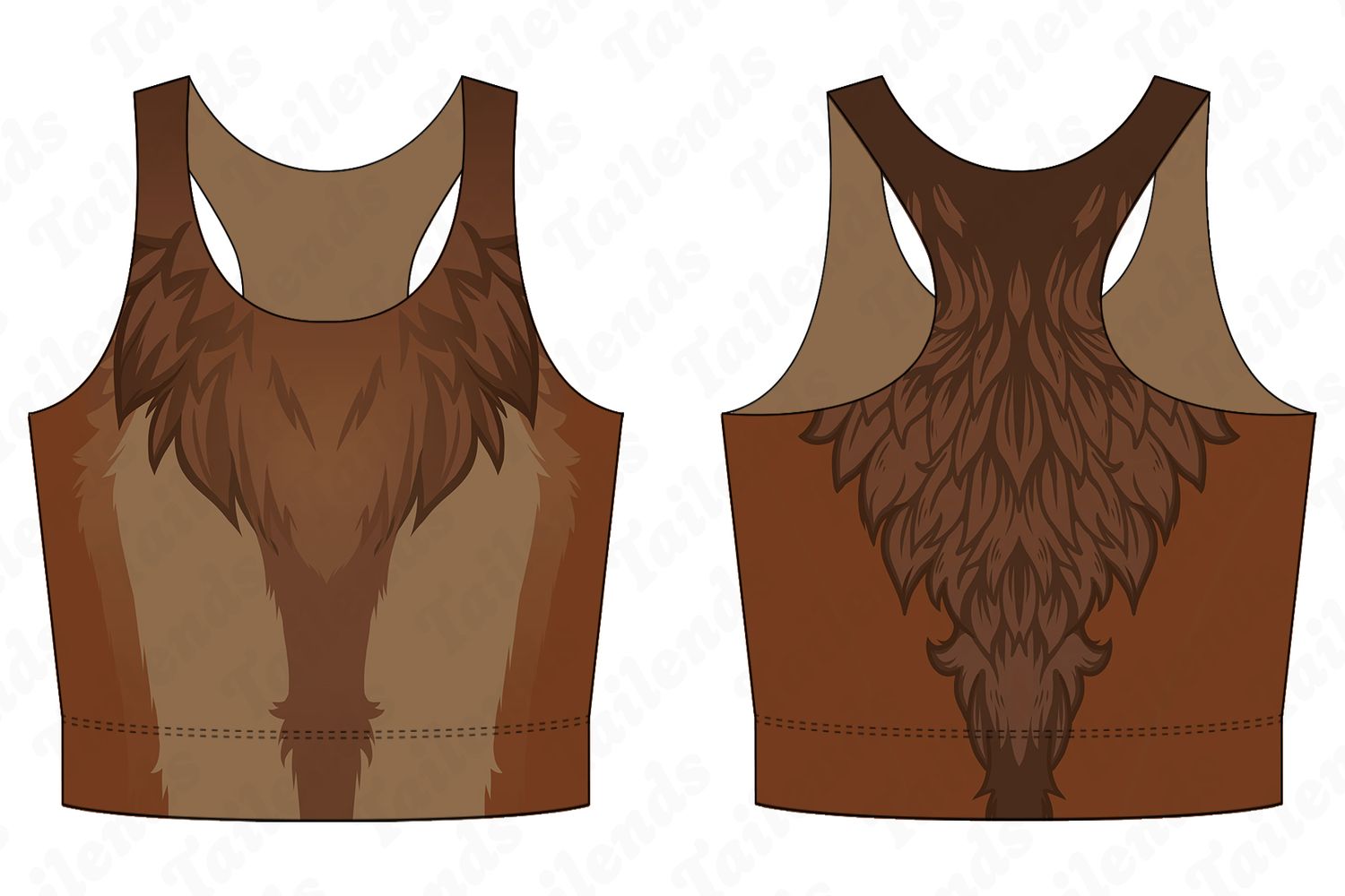 Werewolf (CYRUS) - Racerback Crop