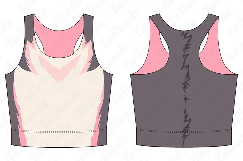 Husky PINK - Racerback Crop