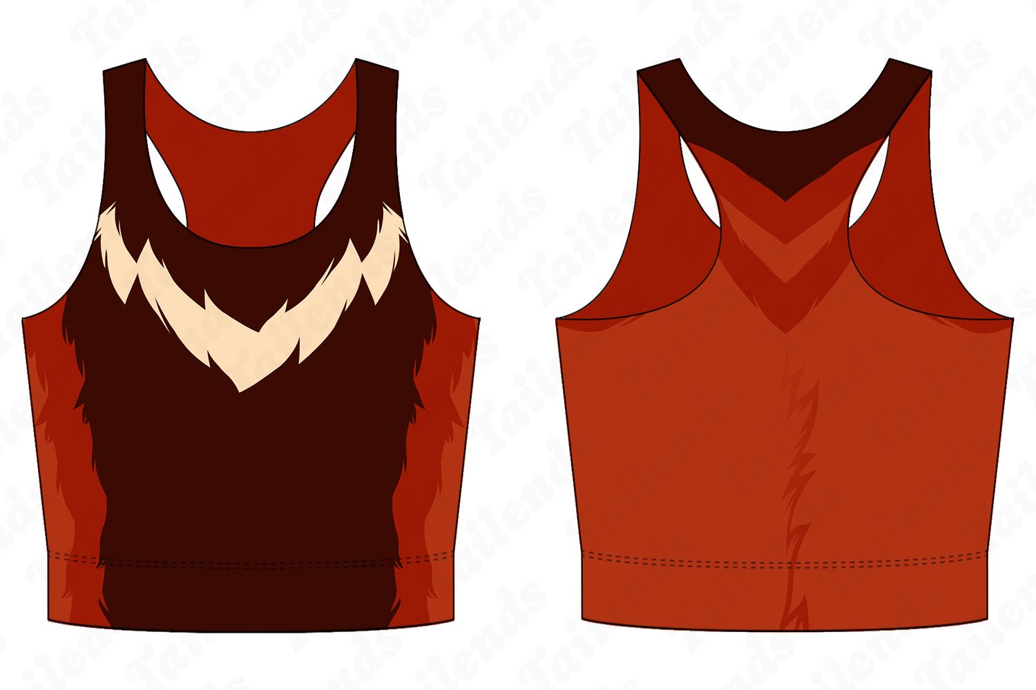 Red Panda - Racerback Crop