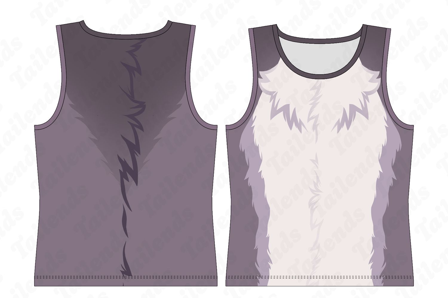 Full Moon GREY - Tank Top