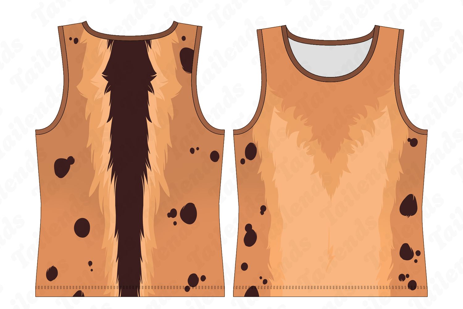 Spotty Yeen TAN - Tank Top