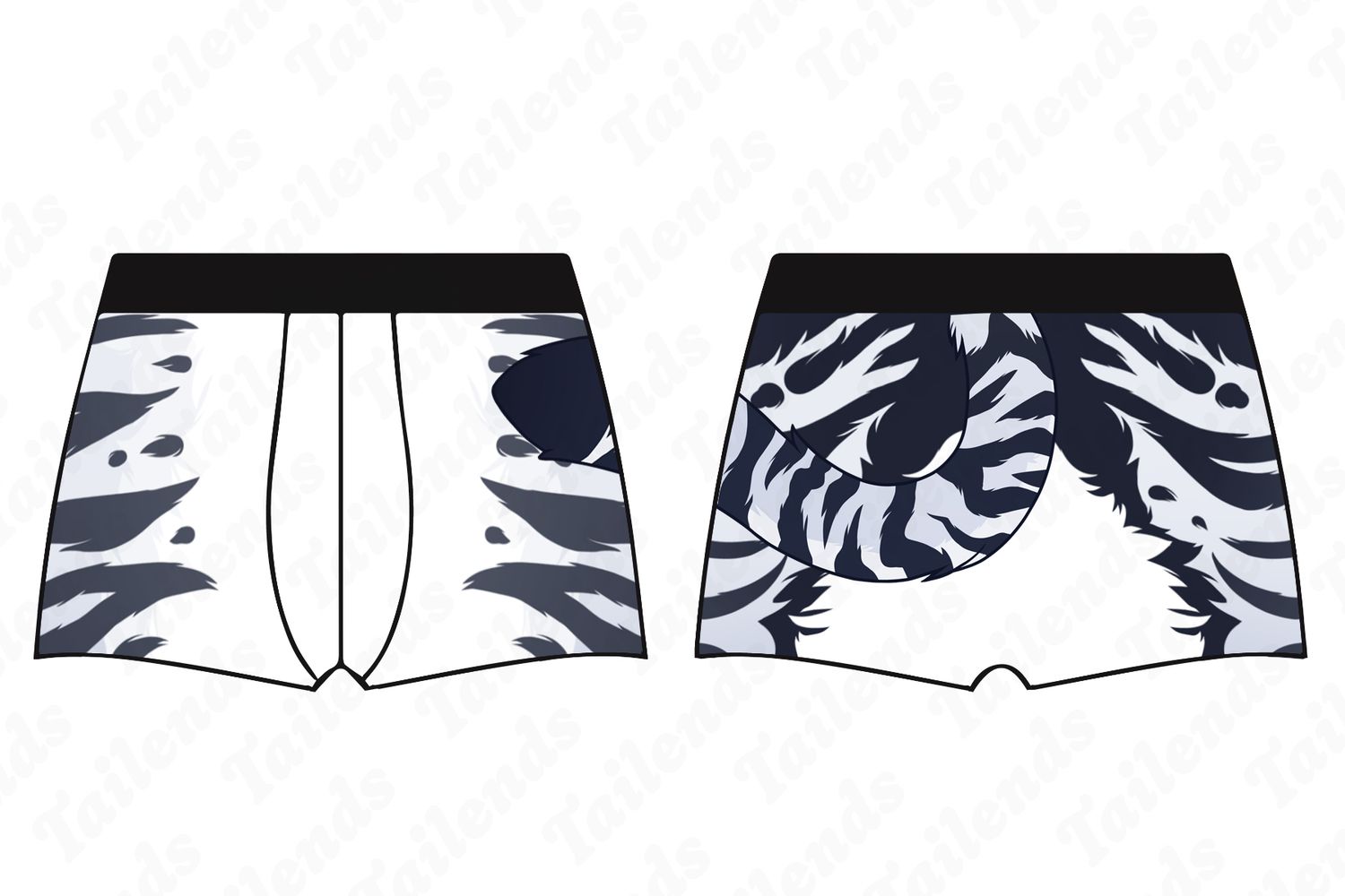 Tiger WHITE - Boxer Brief