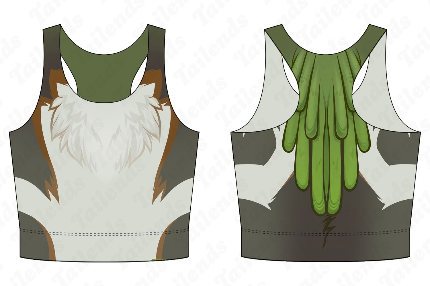 Ancient Warrior - Racerback Crop