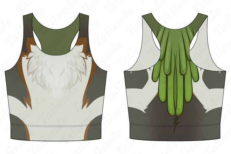 Ancient Warrior - Racerback Crop