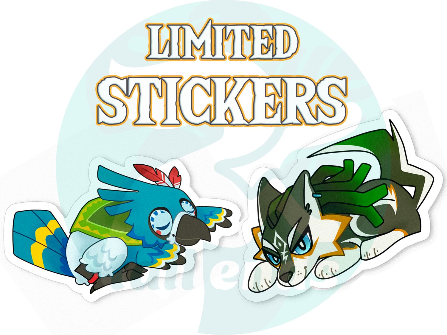 LIMITED Ancient Warrior Vinyl Stickers!