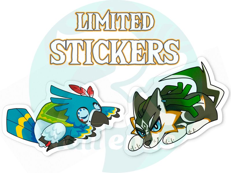 LIMITED Ancient Warrior Vinyl Stickers!