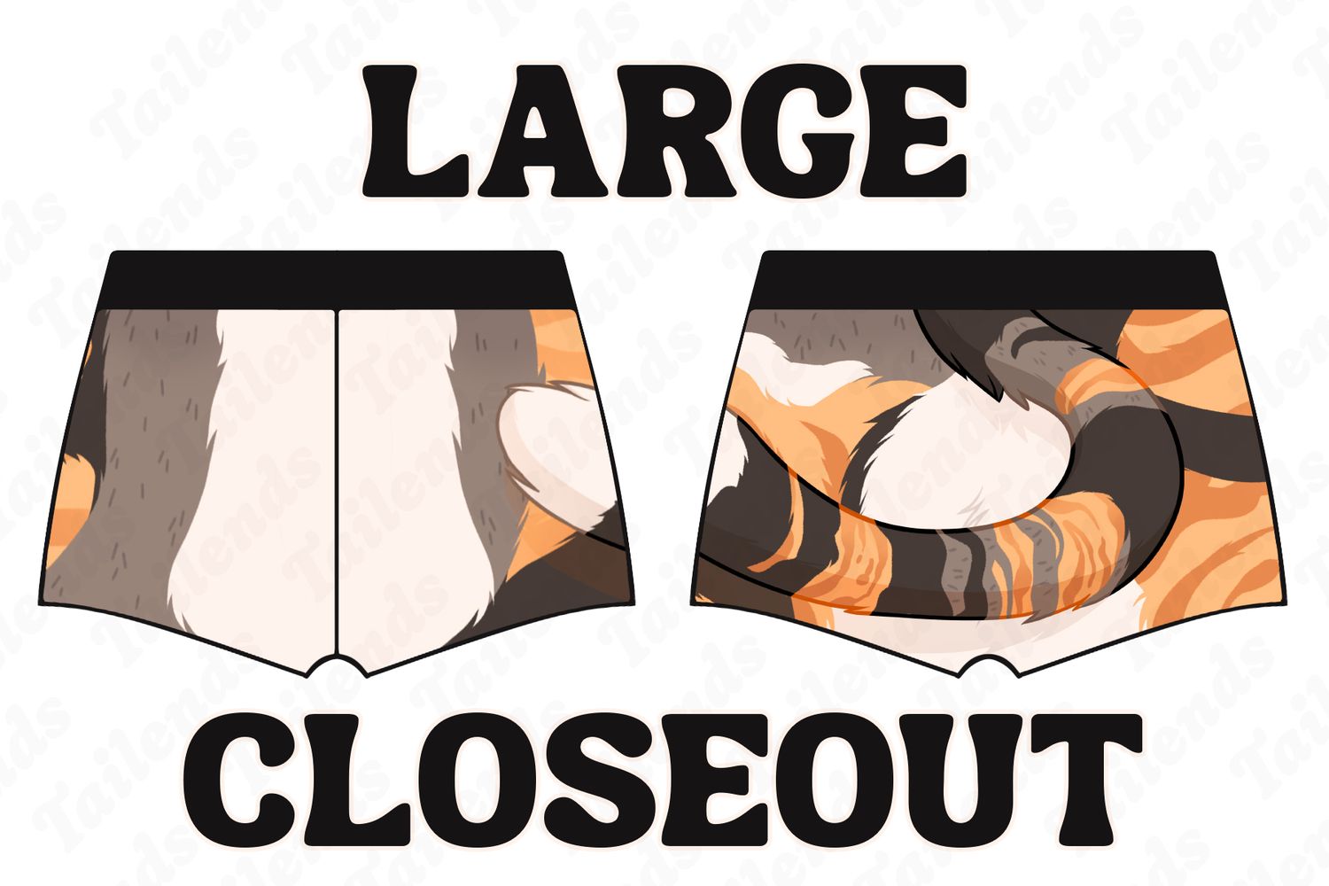 CLOSEOUT - LARGE Boyshorts