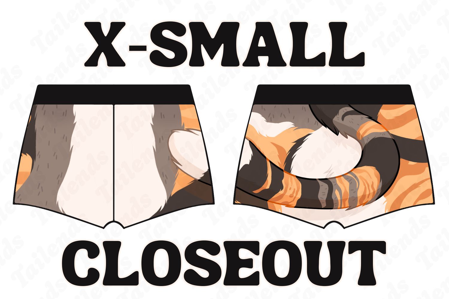 CLOSEOUT - X-SMALL Boyshorts