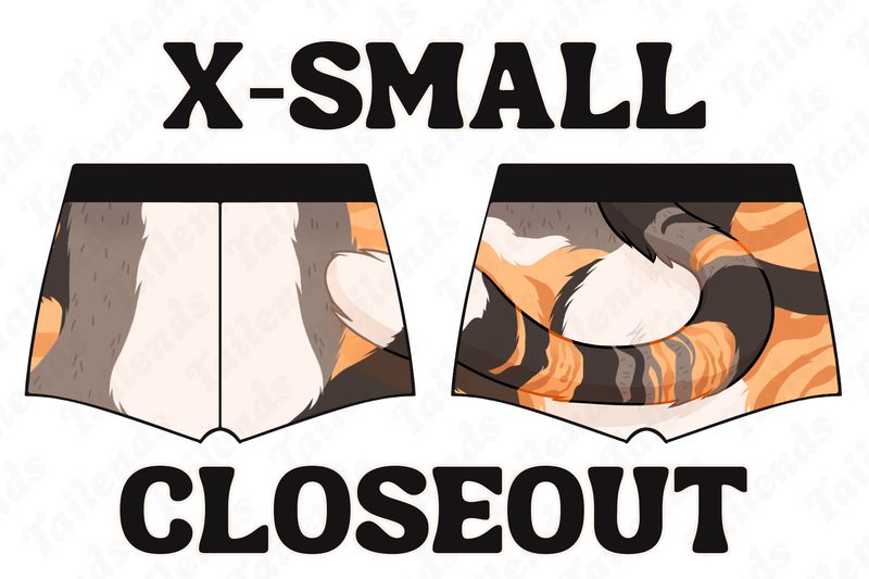 CLOSEOUT - X-SMALL Boyshorts
