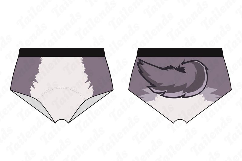 Full Moon GREY - Boyshort