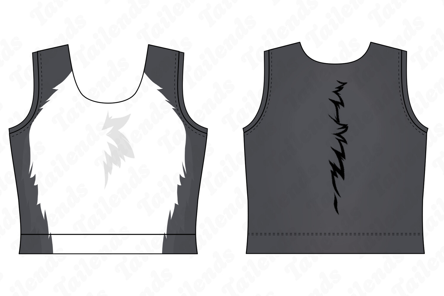 Tuxedo Cat - Chest Binder