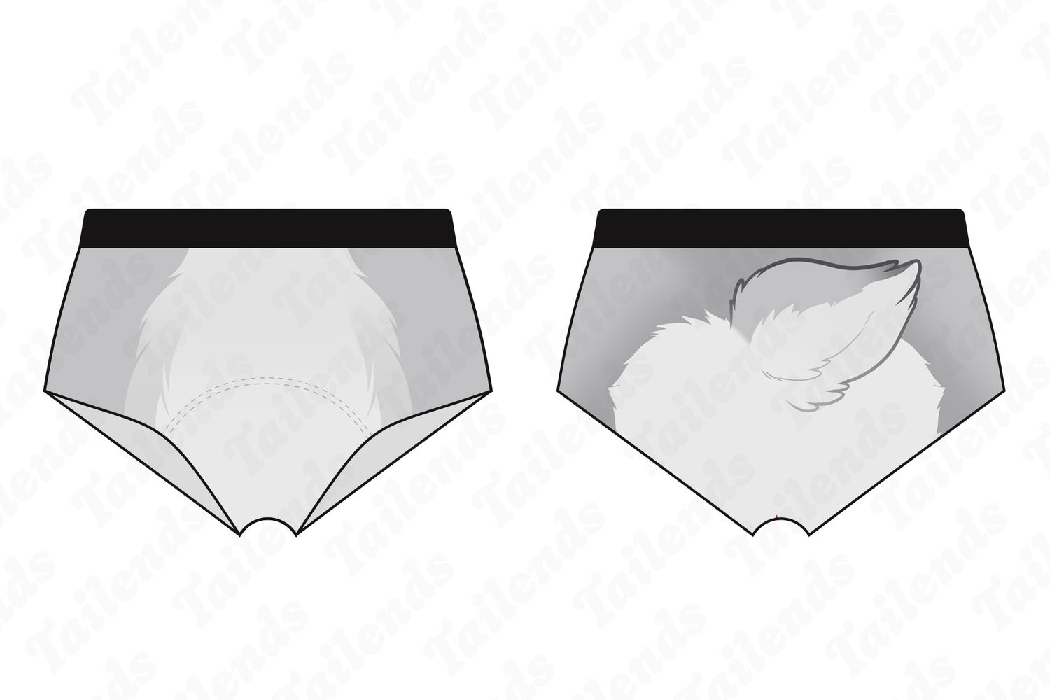 Bunny GREY - Boyshort