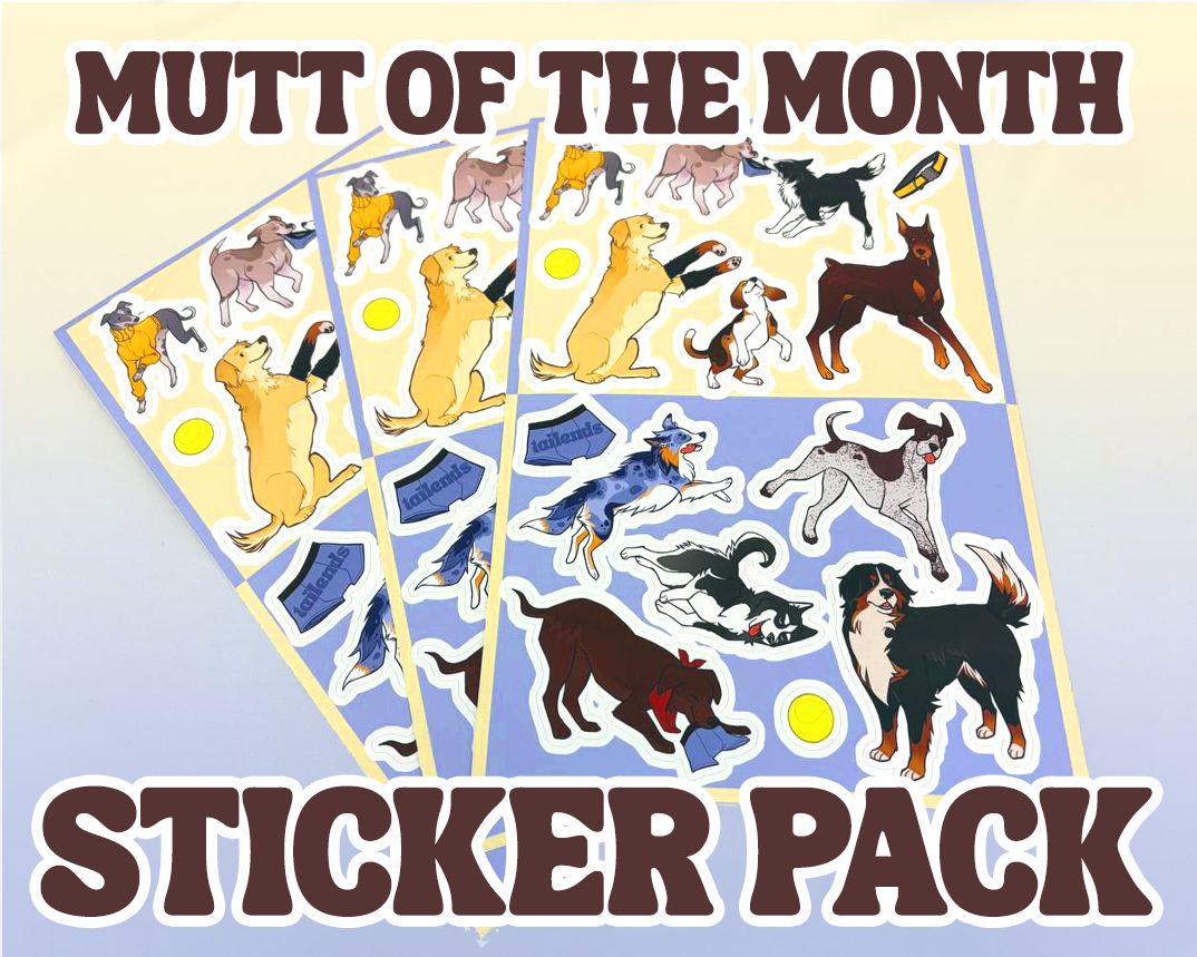 Mutt of the Month STICKER PACK