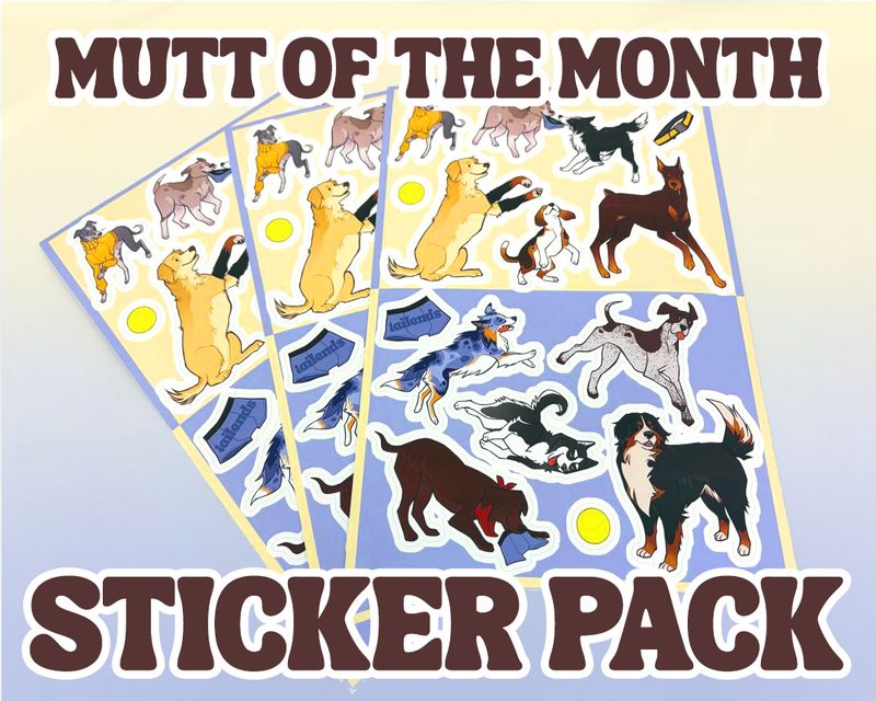 Mutt of the Month STICKER PACK