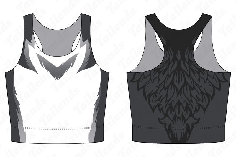 Siberian Husky - Racerback Crop