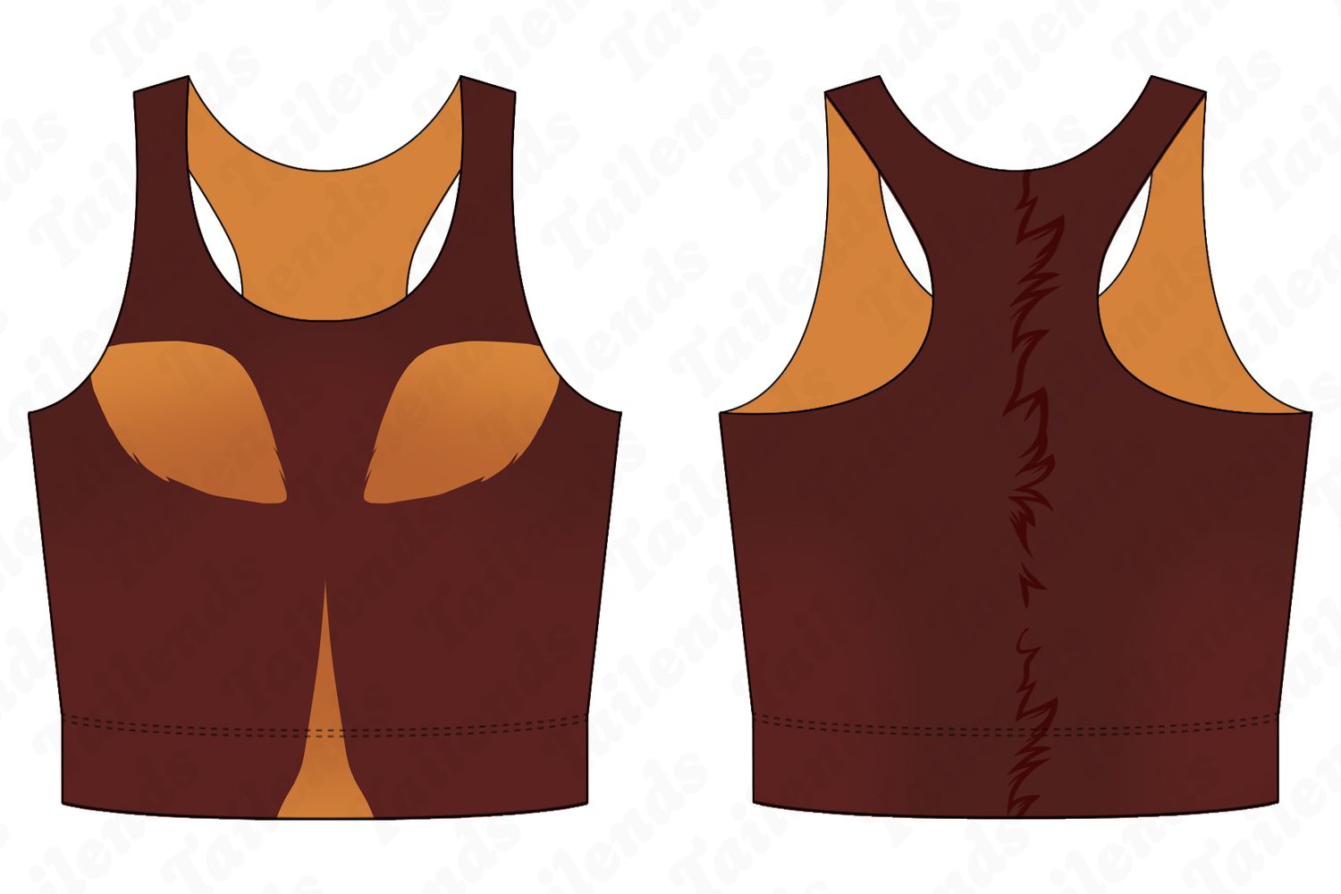 Dobie RUST - Racerback Crop