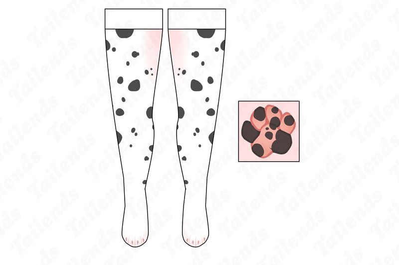 Dalmatian - Thigh High Socks