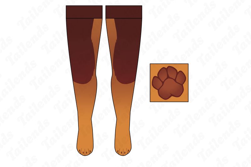 Dobie RUST - Thigh High Socks