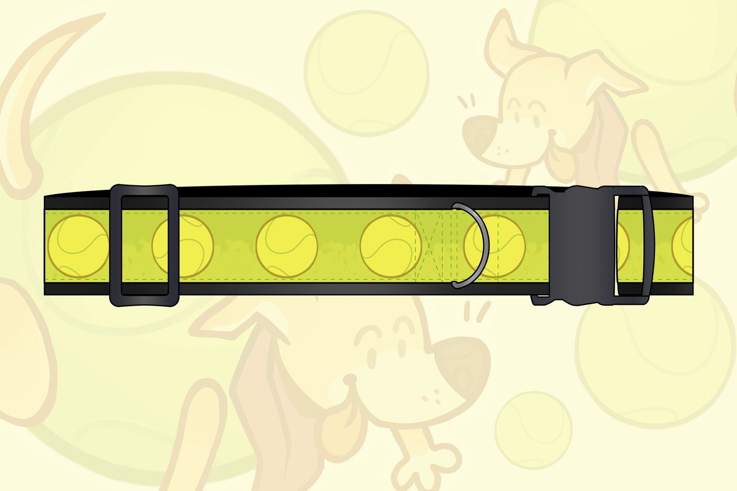 Deluxe Collar - BALL IS LIFE