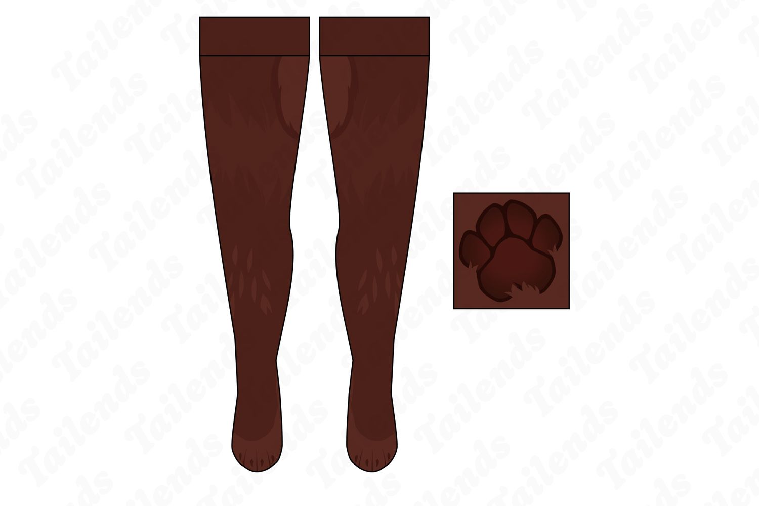 Choco Lab - Thigh High Socks