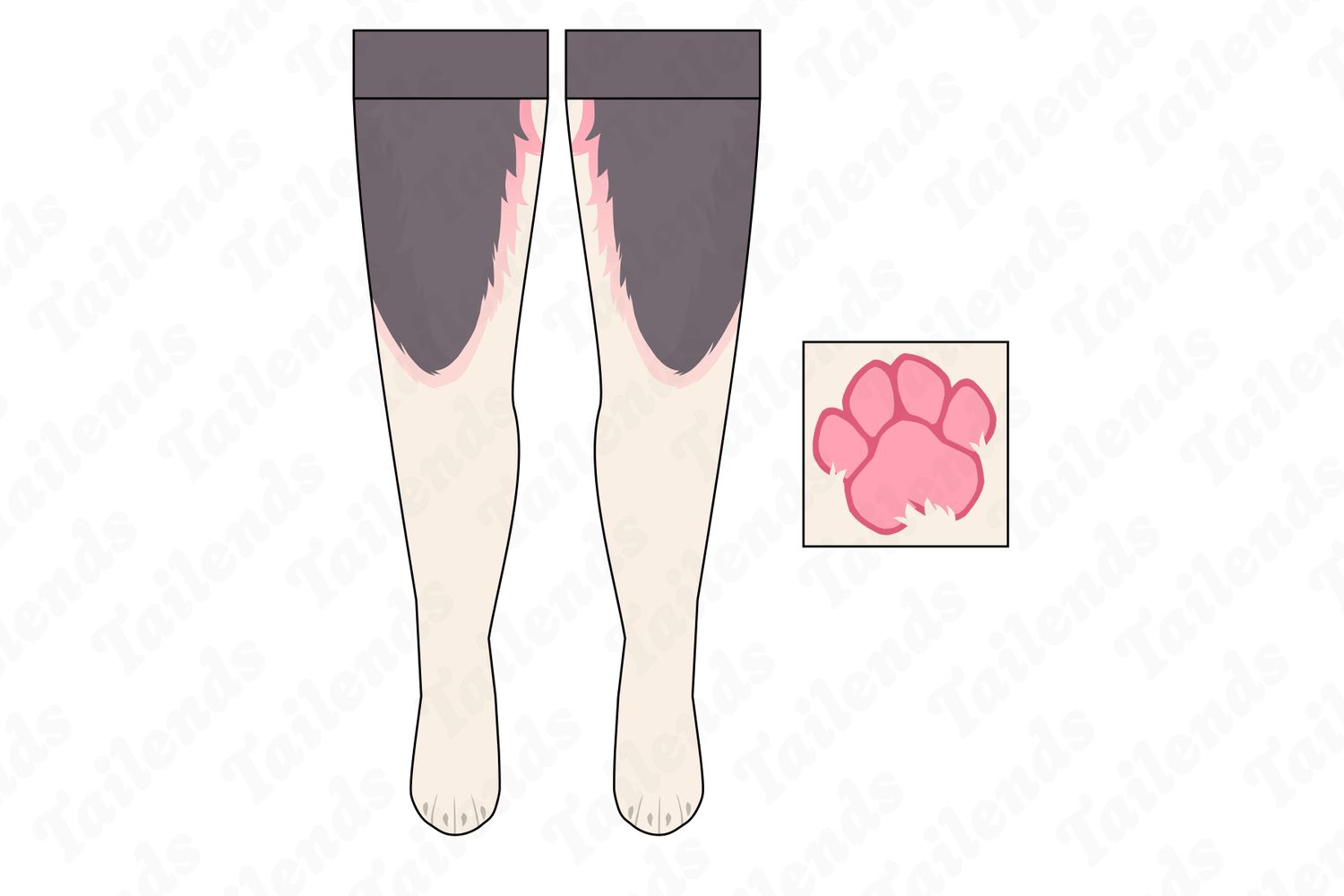 Husky PINK - Thigh High Socks