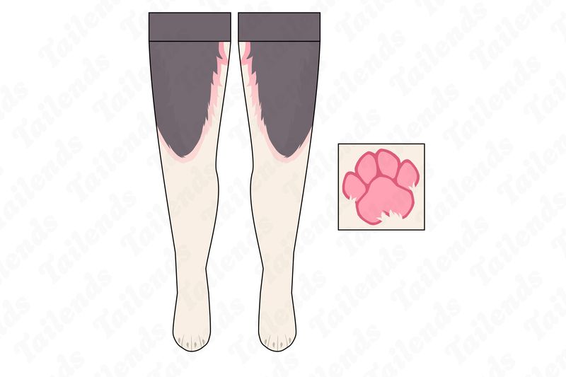 Husky PINK - Thigh High Socks