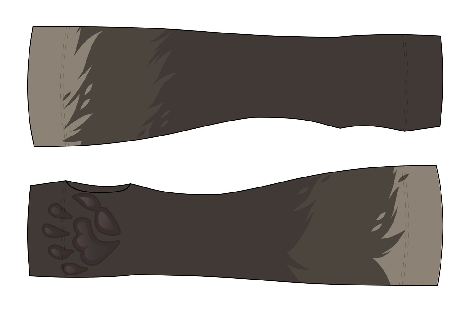 Raccoon - Arm Warmers