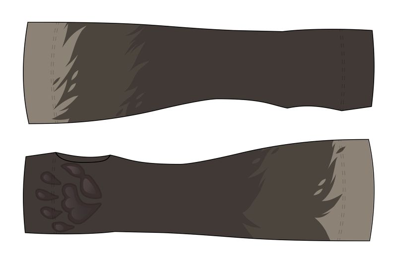 Raccoon - Arm Warmers